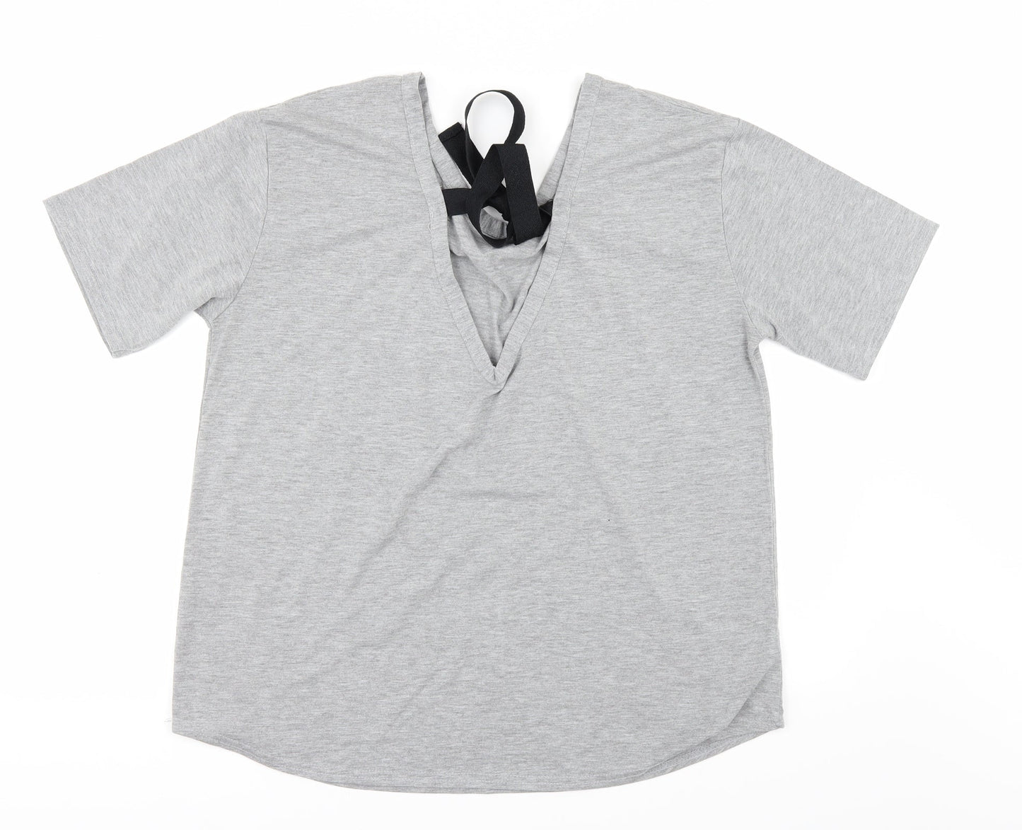 Boohoo Womens Grey   Basic T-Shirt Size 12