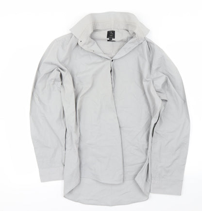 Additional front view of Taylor & Wright men’s grey button-up, size XL