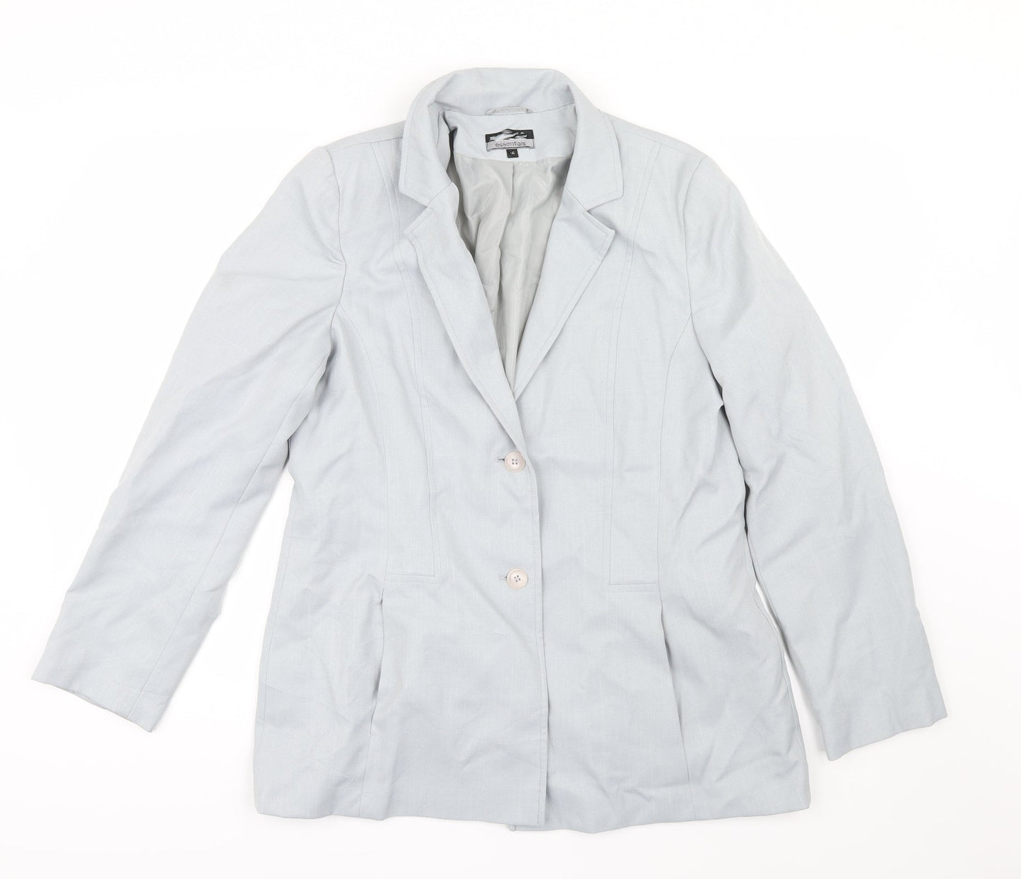 Essentials Womens Grey   Jacket  Size 16
