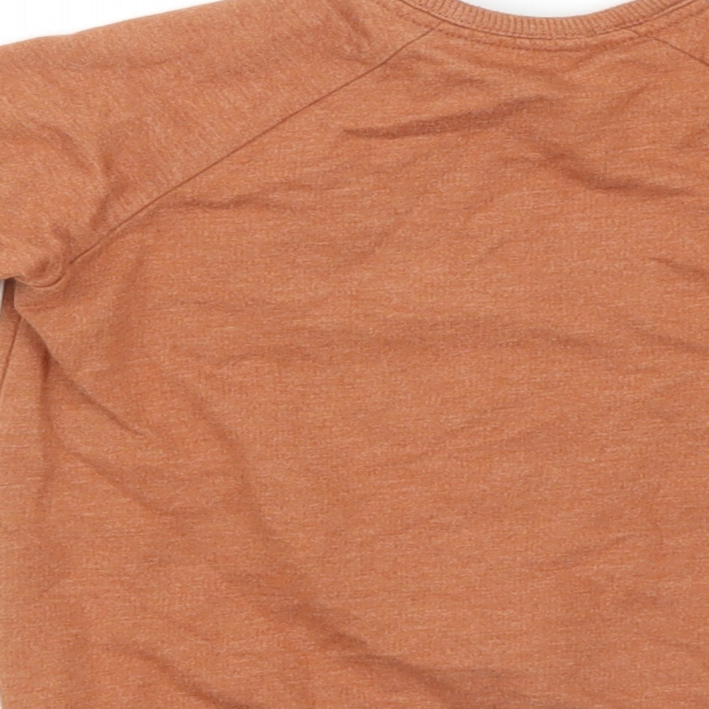 George Boys Brown  Knit Pullover Jumper Size 6-9 Months