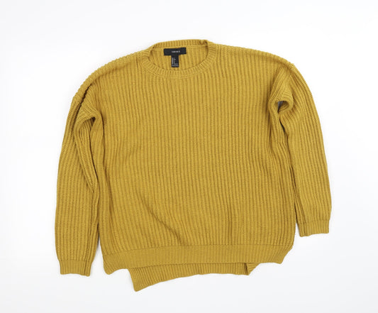 FOREVR 21 Womens Yellow   Pullover Jumper Size S