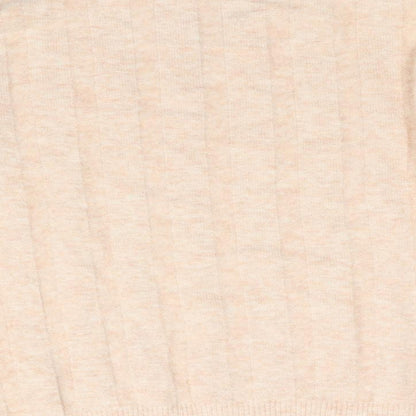 Brand and care label for Marks & Spencer women’s pink jumper, size UK 22