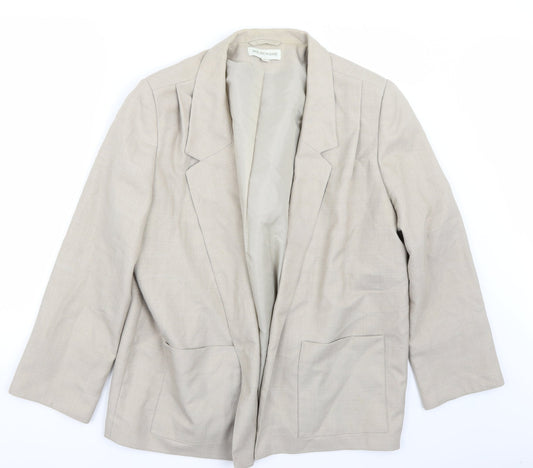 Holmewood Womens Beige   Jacket Suit Jacket Size 18