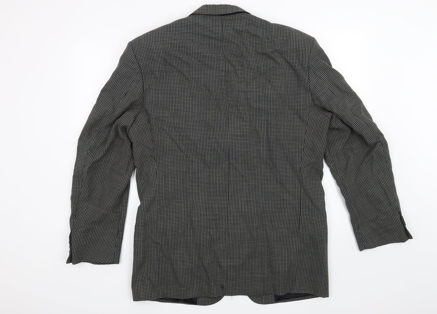 Marks and Spencer Mens Blue Geometric  Jacket Blazer Size 40
