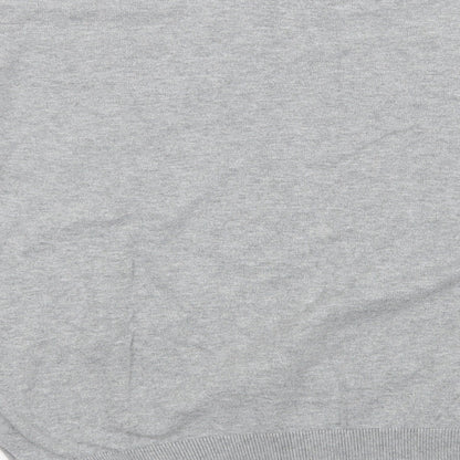 Brand and care label for Next women’s grey jumper, size UK 14, - deer