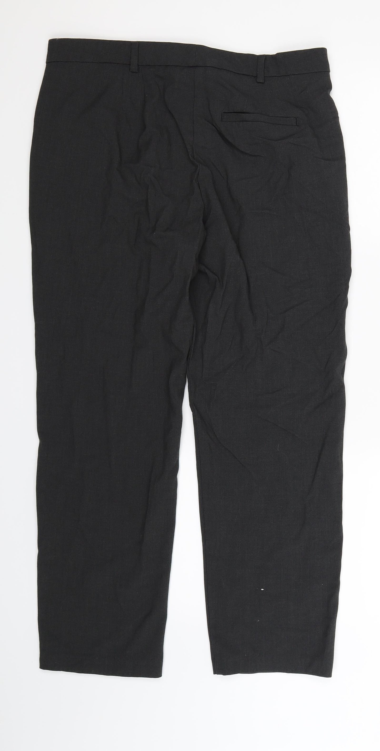 Marks and Spencer Womens Grey   Trousers  Size 14 L28 in
