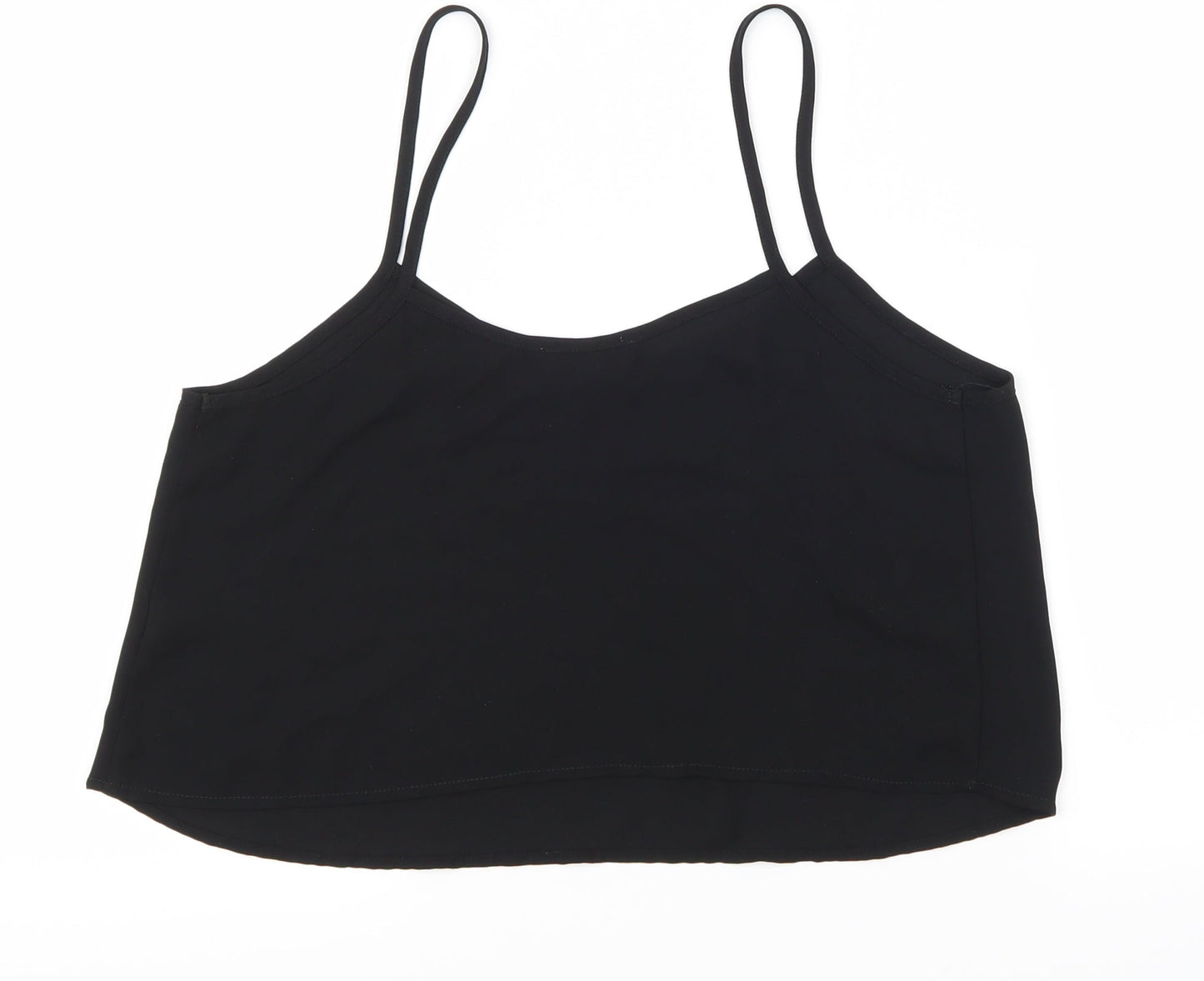 Topshop Womens Black   Basic Tank Size 10