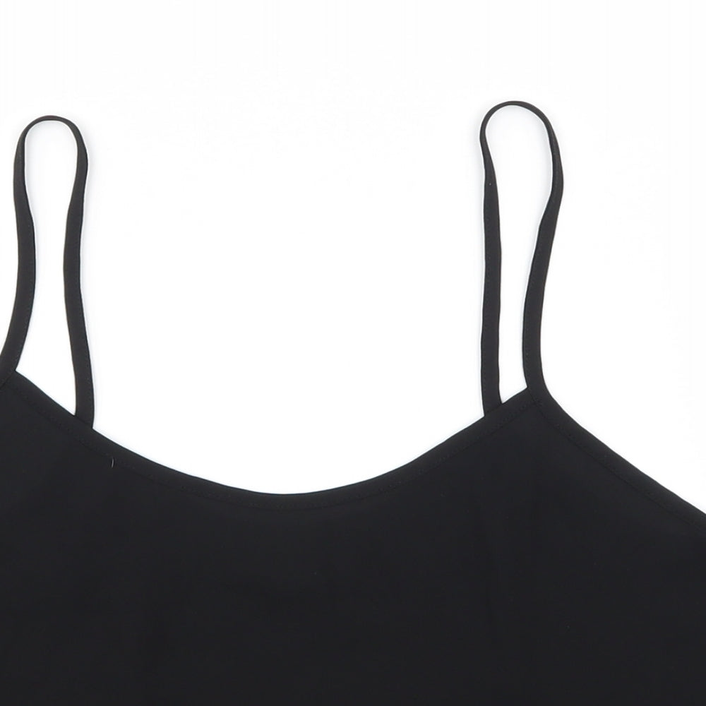 Topshop Womens Black   Basic Tank Size 10