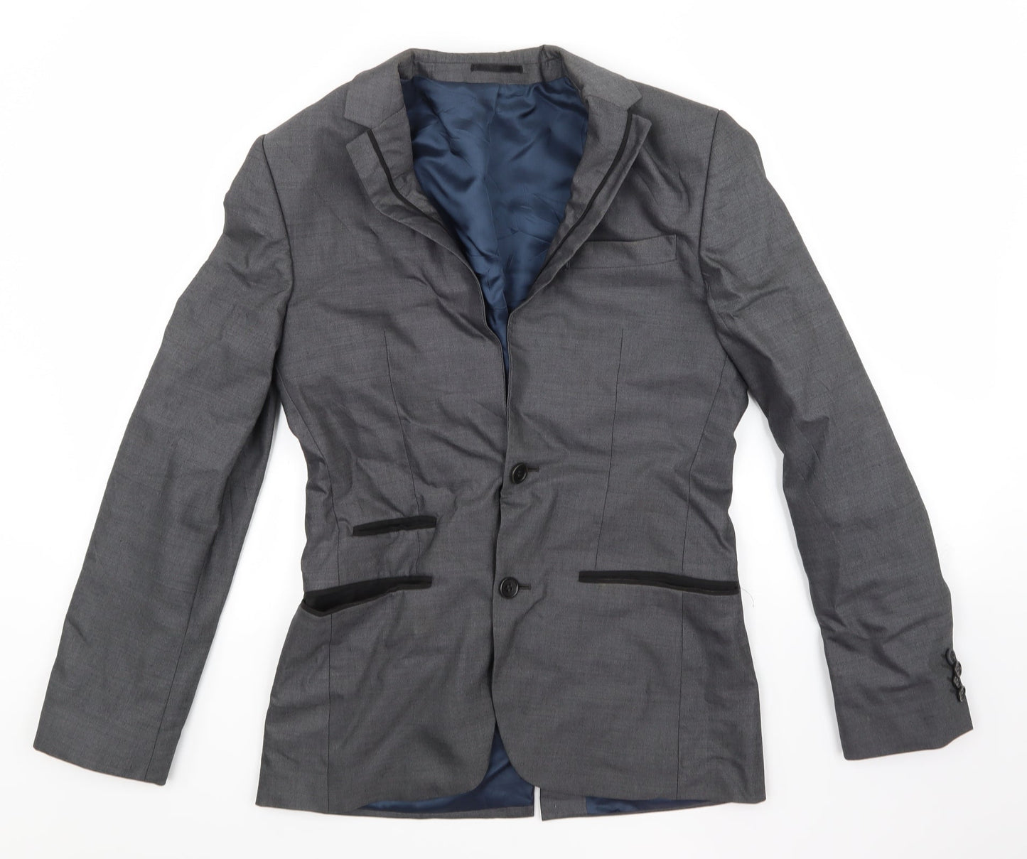 River Island Mens Grey   Jacket Blazer Size 34