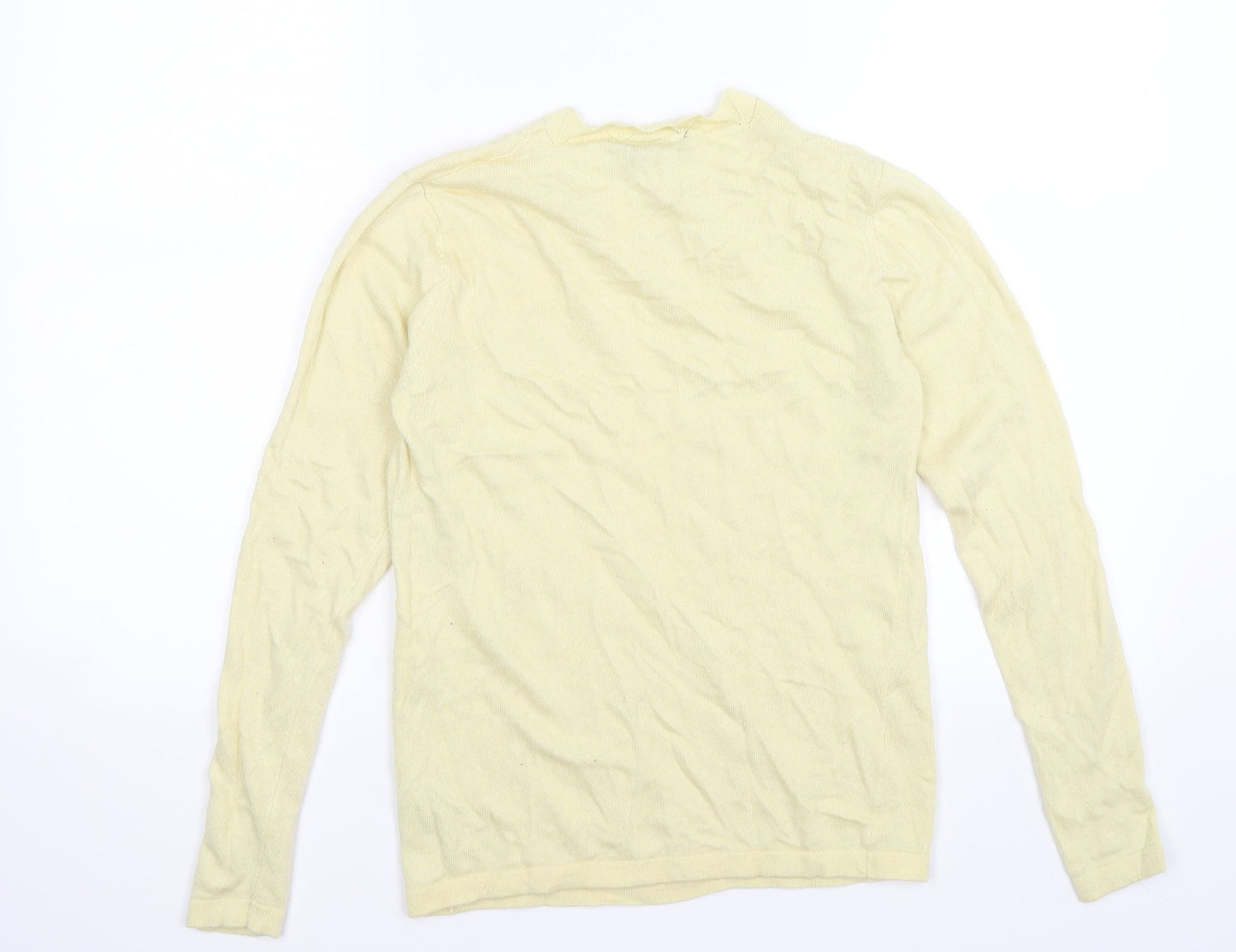 dorothy per Womens Yellow Striped Knit Pullover Jumper Size 8