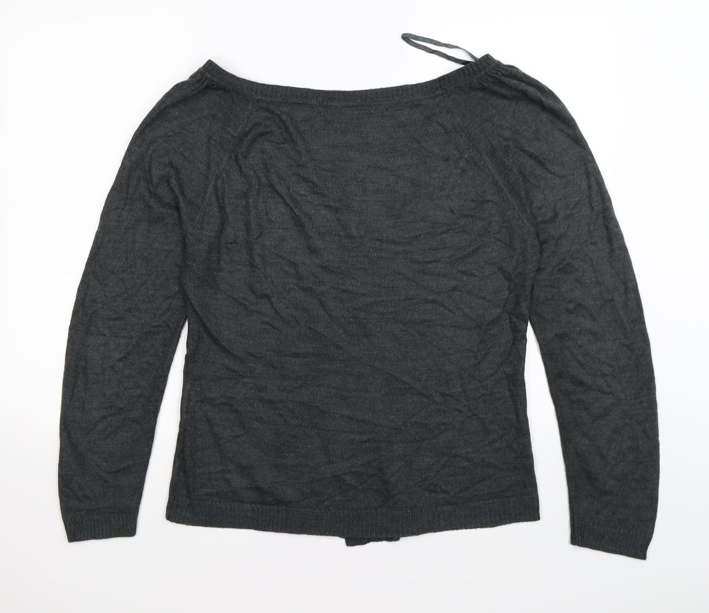 Ethel Austin Womens Grey  Knit Cardigan Jumper Size XL