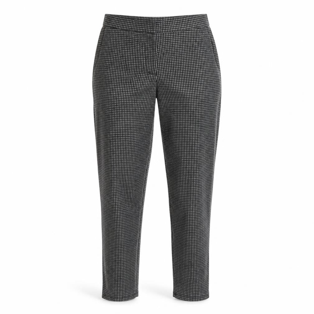 Dorothy Perkins Womens Black Check  Capri Trousers Size 8 L28 in - WORK OFFICE FORMAL