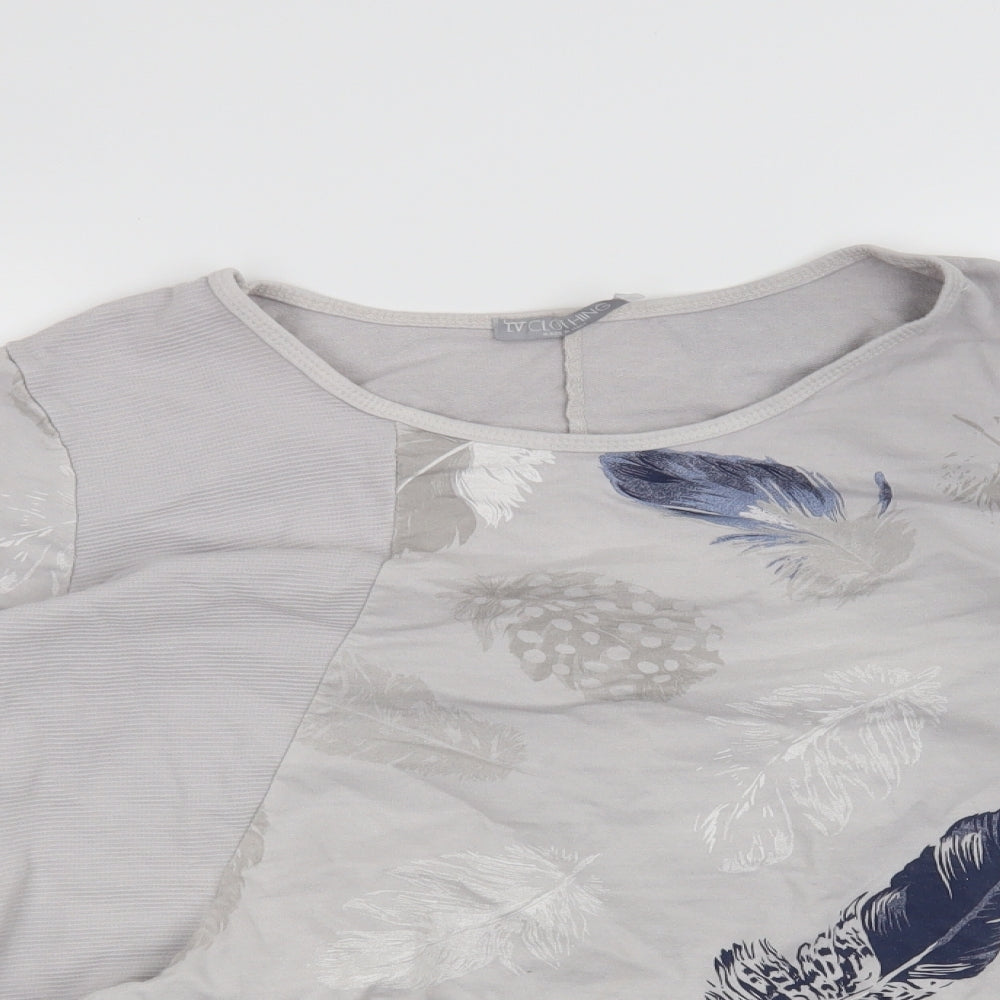 LV Clothing Womens Grey   Pullover Jumper Size M