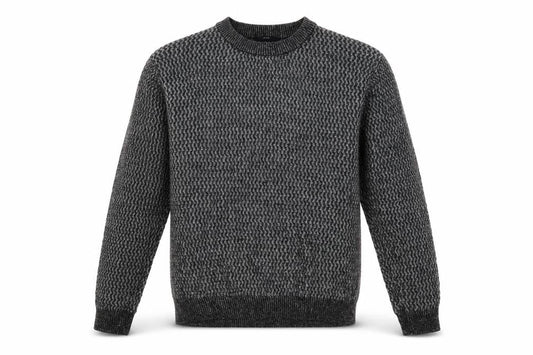 Front view of George men’s grey jumper, size L