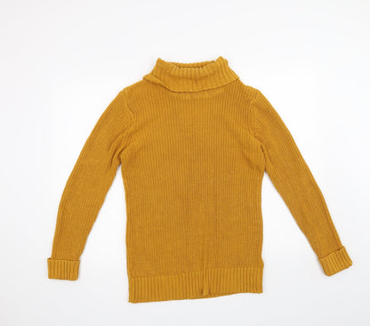 Front view of Forever 21 women’s yellow jumper, size M