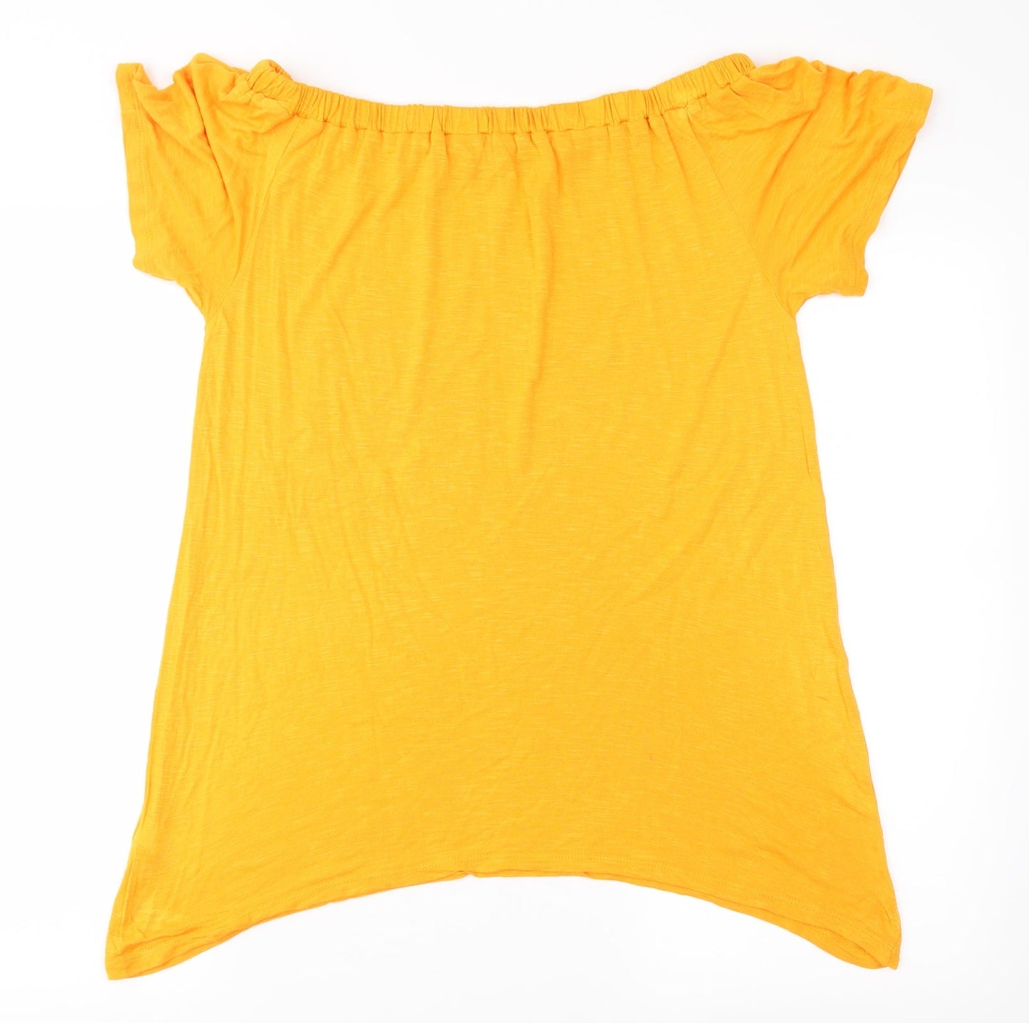 George Womens Orange   Basic Blouse Size 14