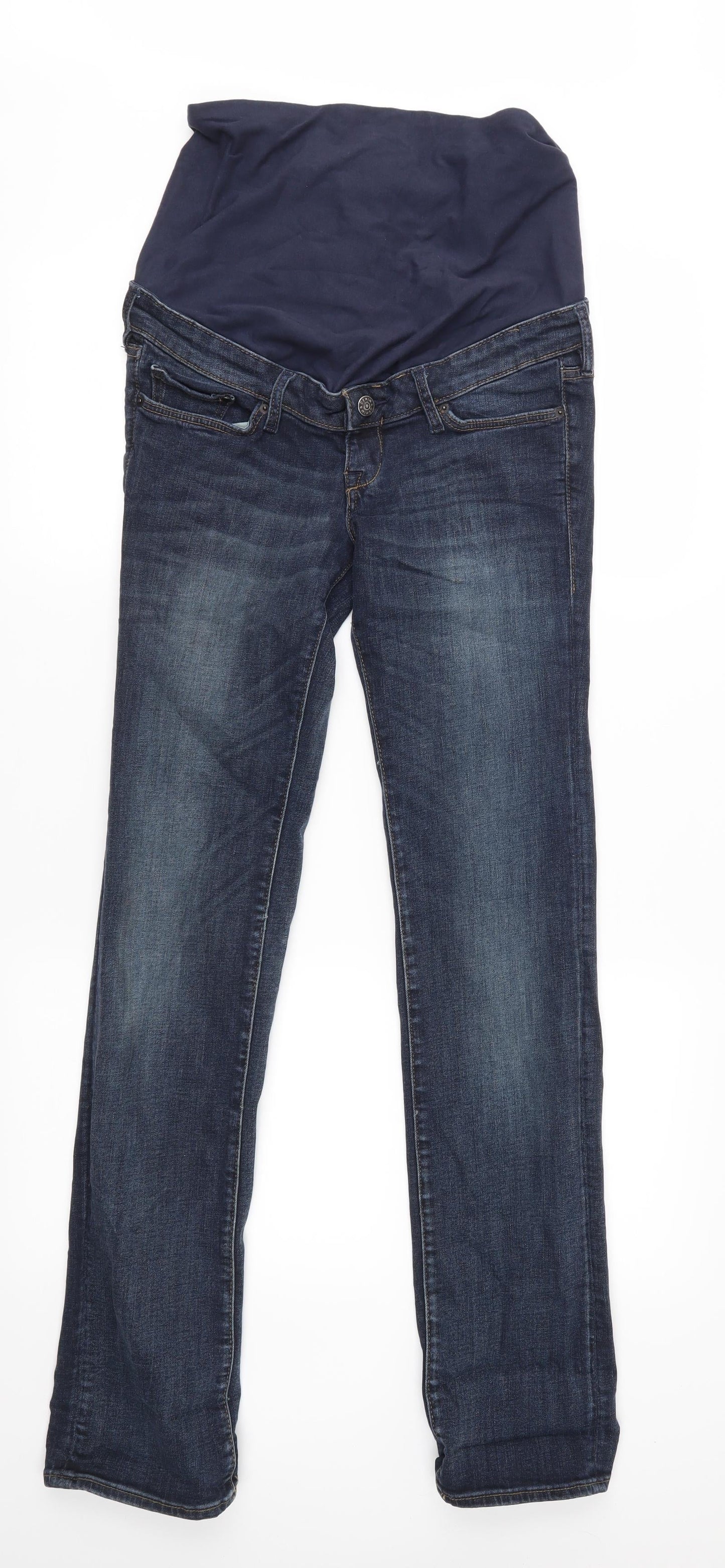 H&M Womens Blue   Straight Jeans Size 38 L30 in