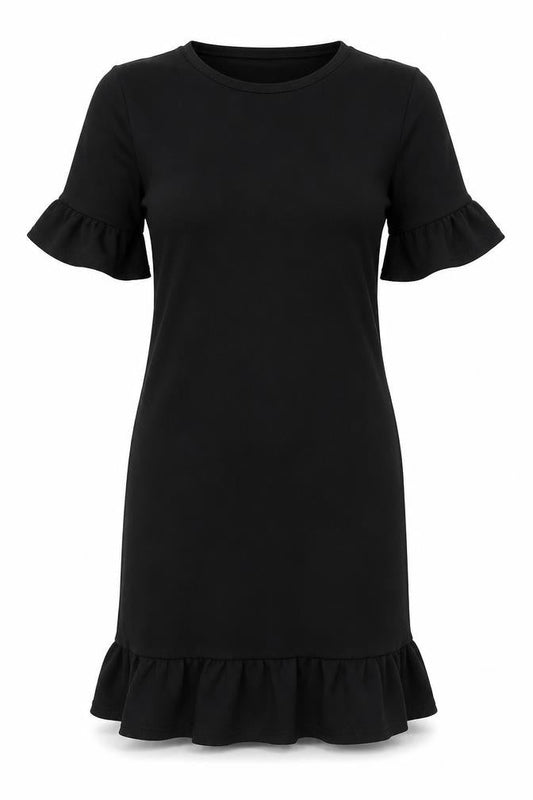 Missguided Womens Black  Rayon Bodycon  Size 8