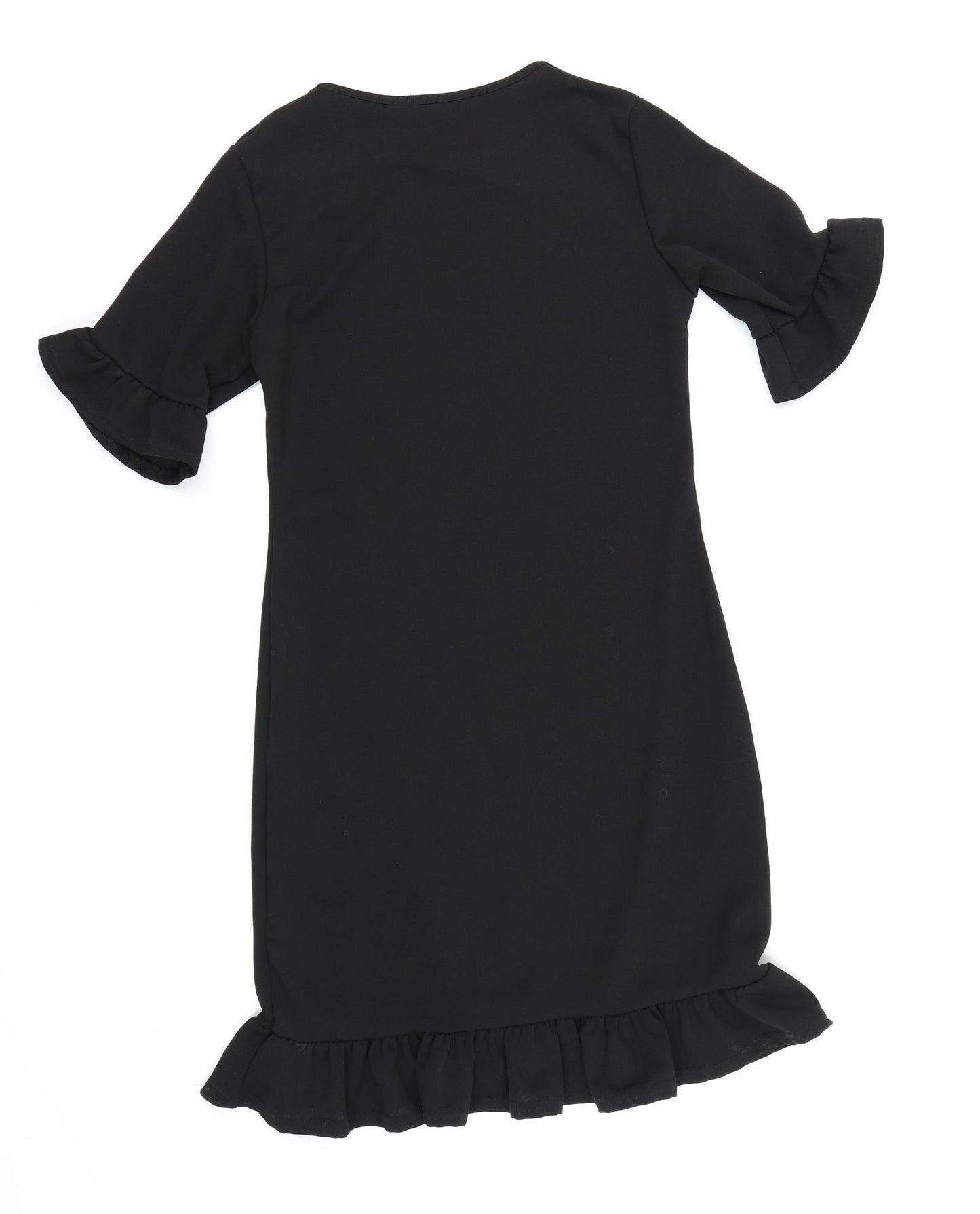 Missguided Womens Black  Rayon Bodycon  Size 8