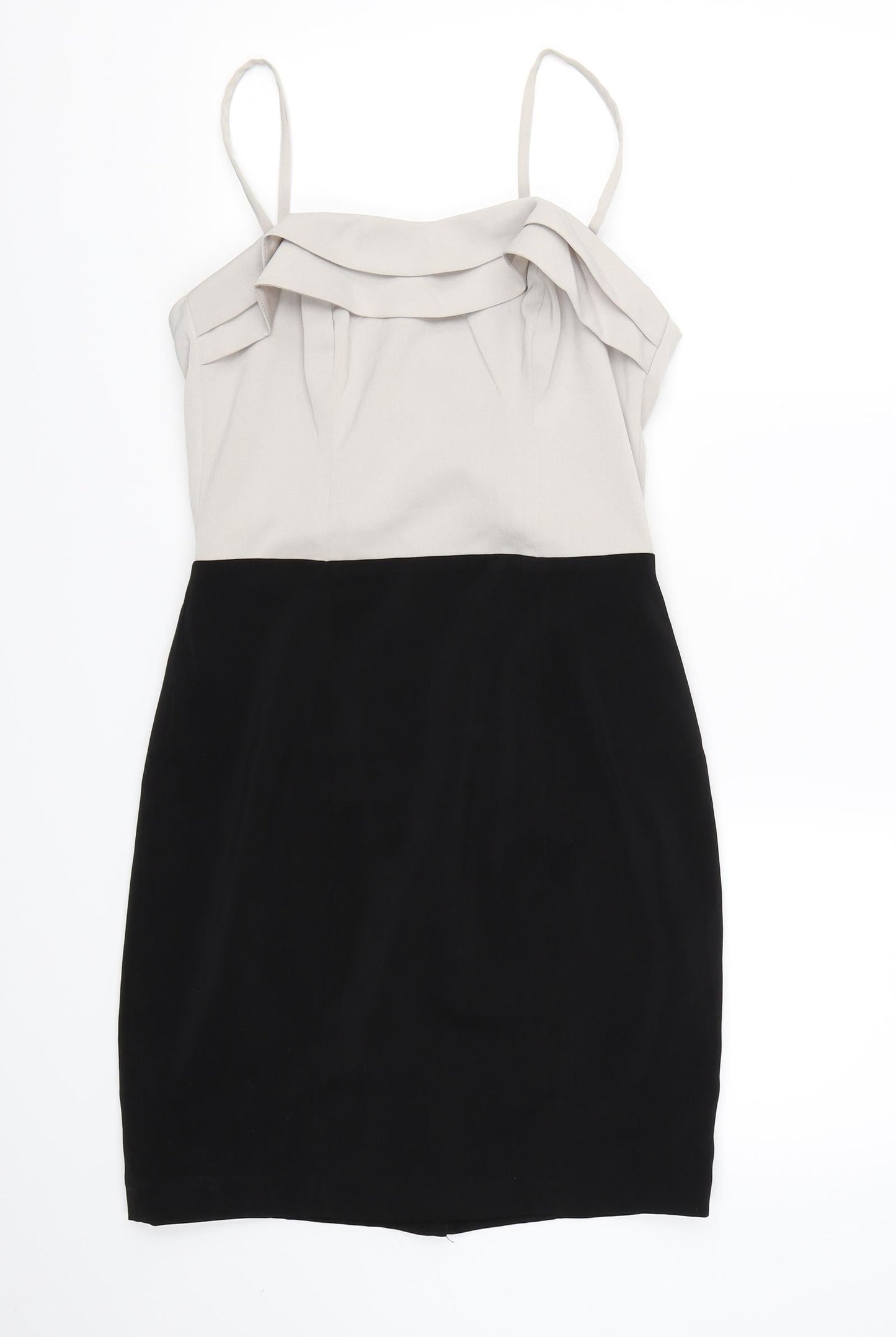 H&M Womens Grey  Rayon Bodycon  Size 10
