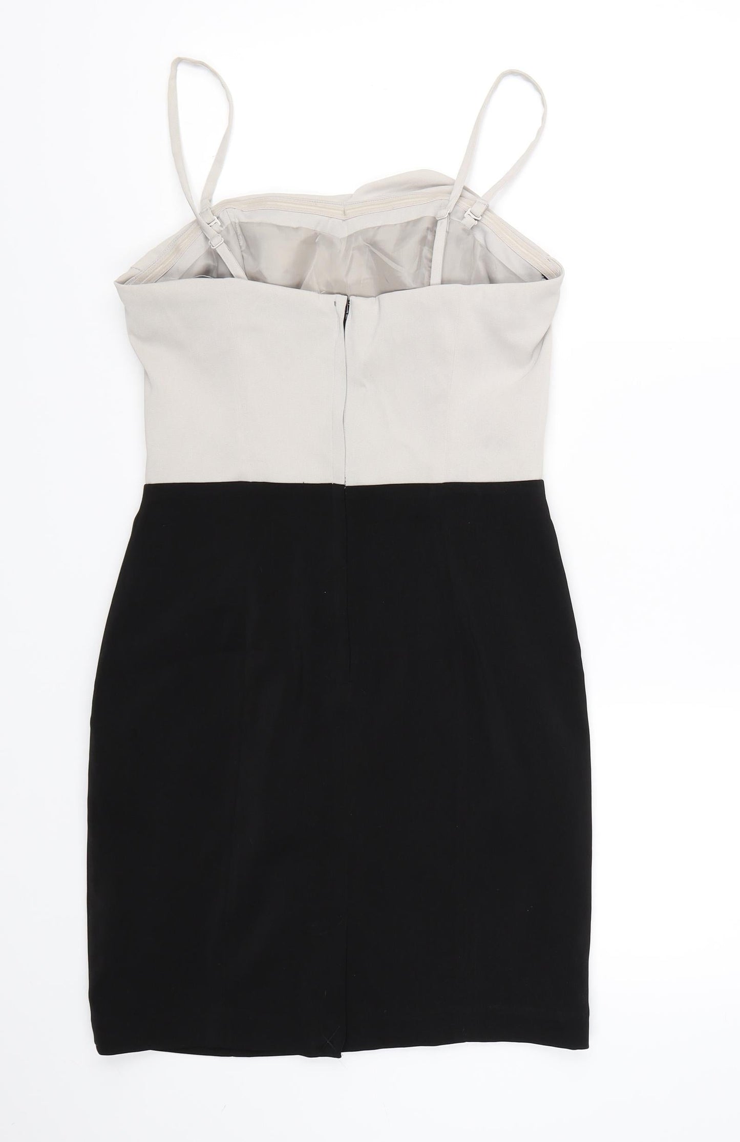 H&M Womens Grey  Rayon Bodycon  Size 10