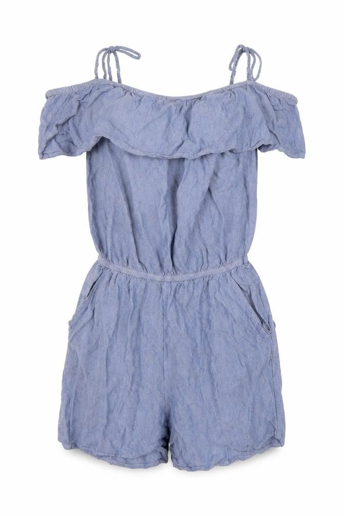 H&M Girls Blue   Playsuit One-Piece Size 11 Years