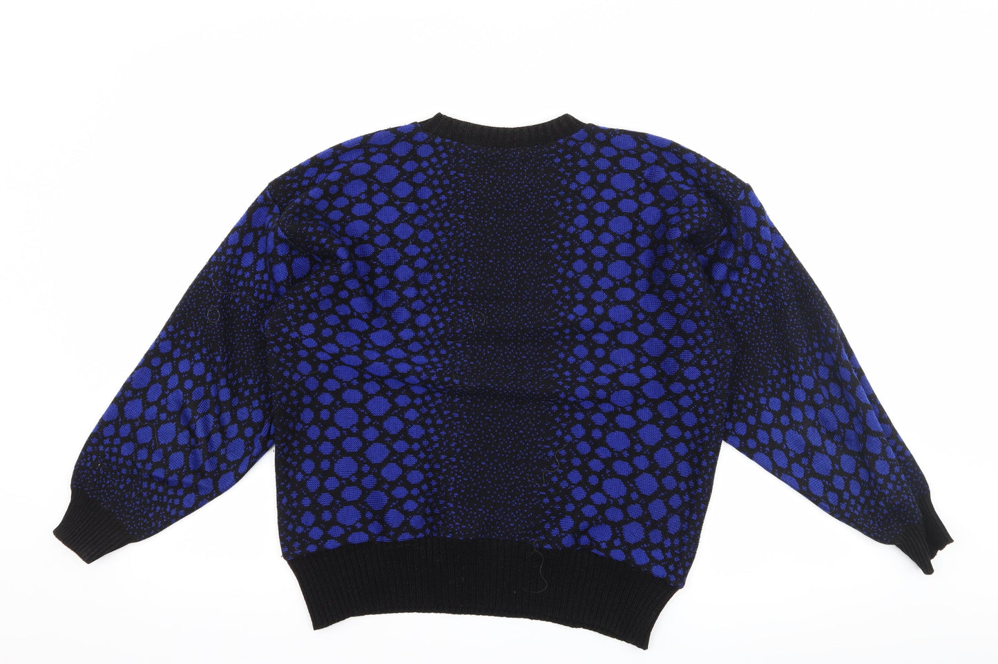Canada Womens Black Polka Dot  Pullover Jumper Size 16