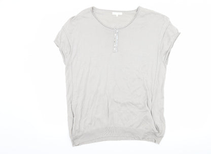 Additional front view of See U Soon women’s grey basic t-shirt, size M