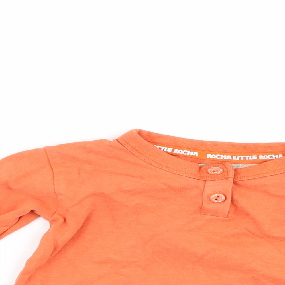 RJR.John Rocha Boys Orange   Basic T-Shirt Size 12-18 Months