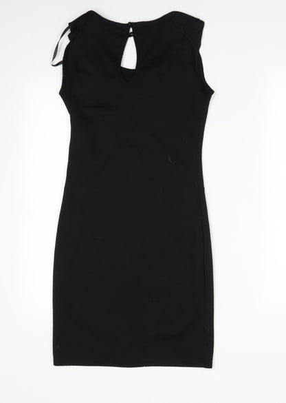 Back view of Atmosphere women’s black bodycon, size UK 8