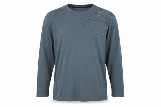 Front view of Easy men’s blue jumper, size 2XL