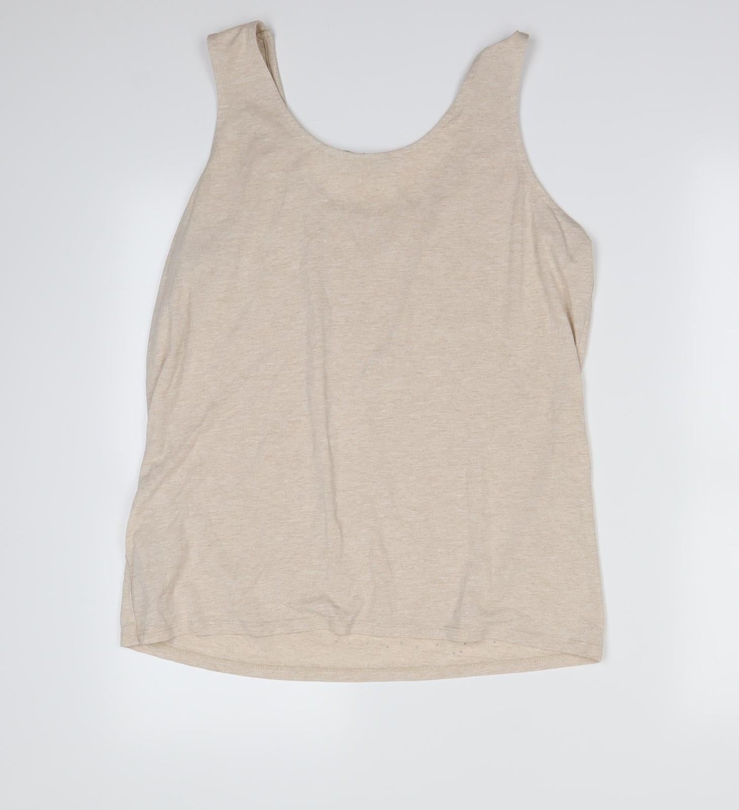 Redherring  Womens Beige Polka Dot  Basic Tank Size 16