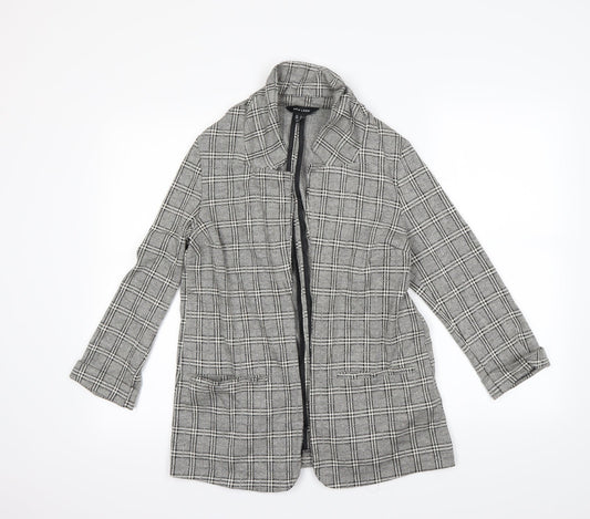 new look  Womens Black Check  Jacket  Size 10
