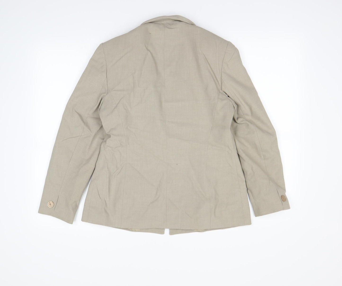 Debenhams Womens Beige Ikat  Jacket Blazer Size 12