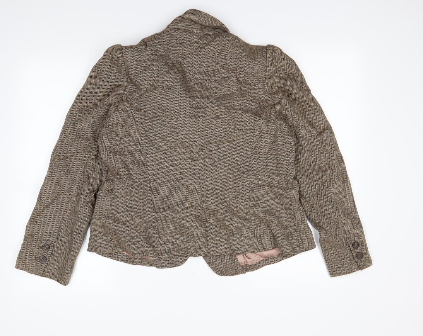 Next  Womens Beige   Jacket Coatigan Size 14