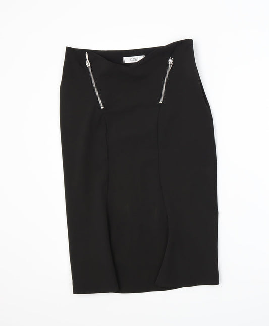 Closet Womens Black   Straight & Pencil Skirt Size 8