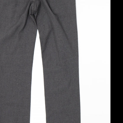 Brand and care label for Cedarwood State men’s grey trousers, size 30, 29-inch leg