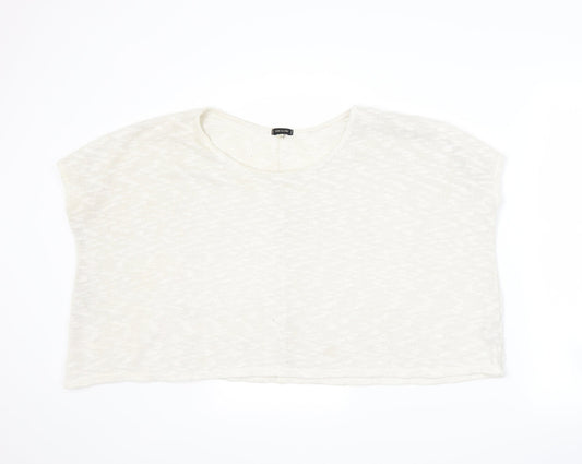 River Island Womens White   Pullover Jumper Size 10