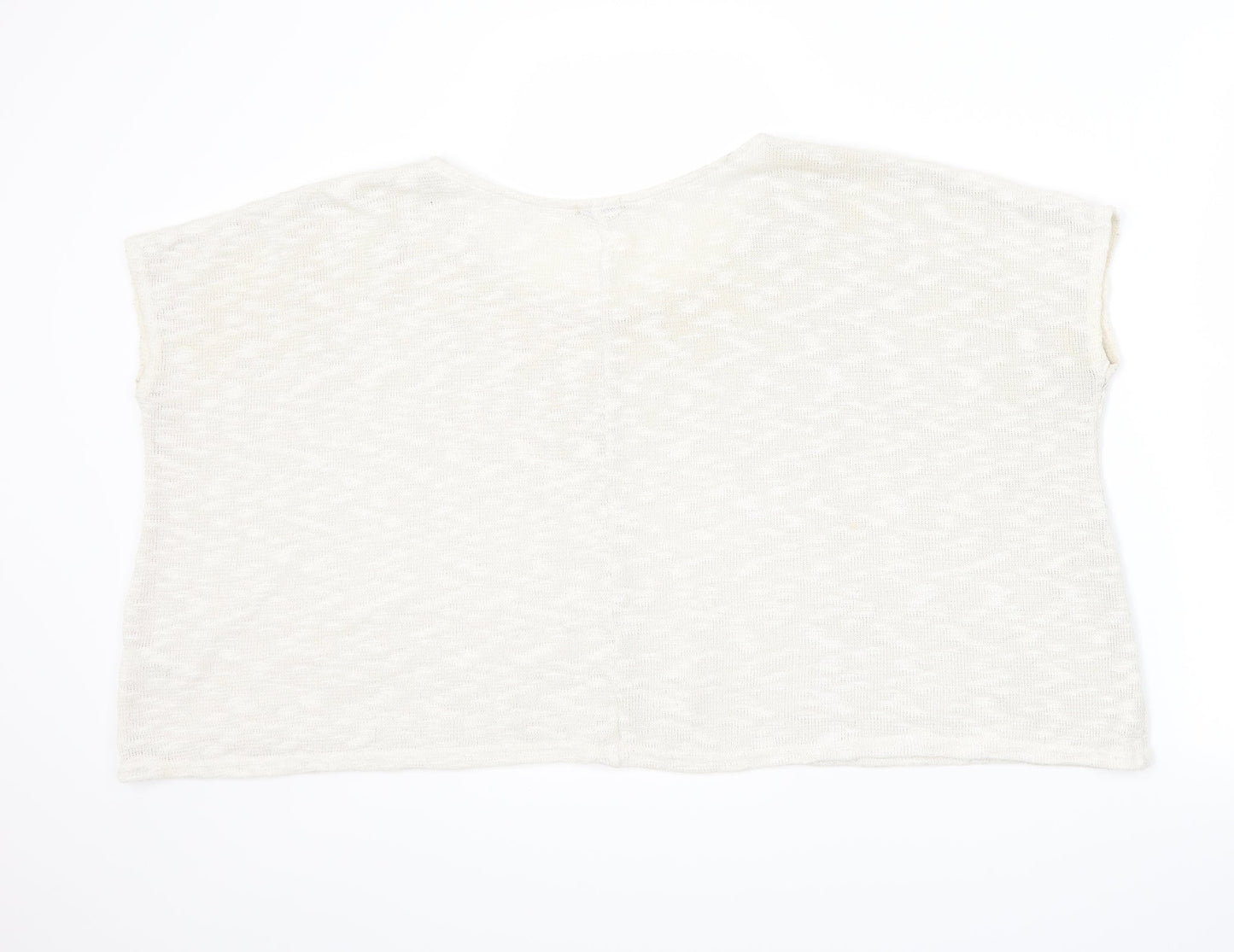 River Island Womens White   Pullover Jumper Size 10