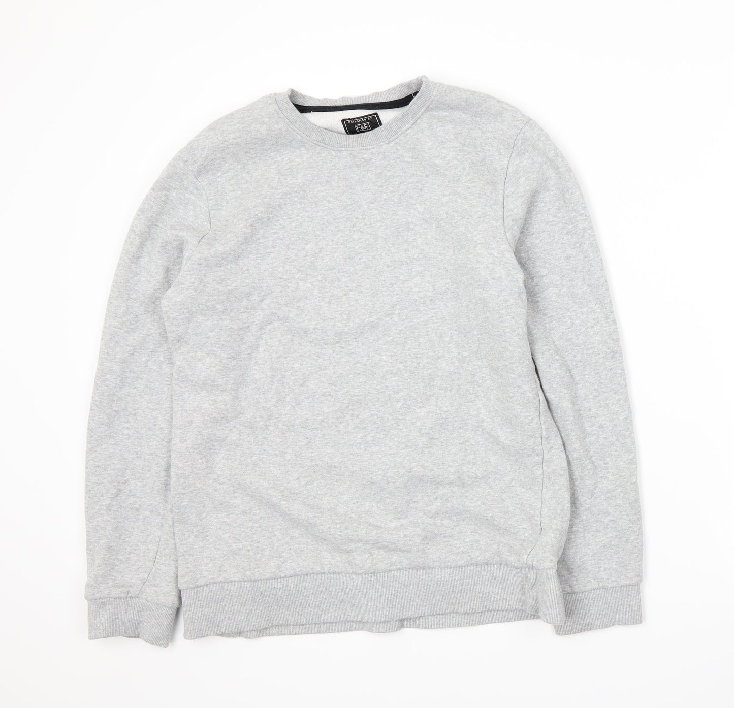 F&F Mens Grey   Pullover Sweatshirt Size S