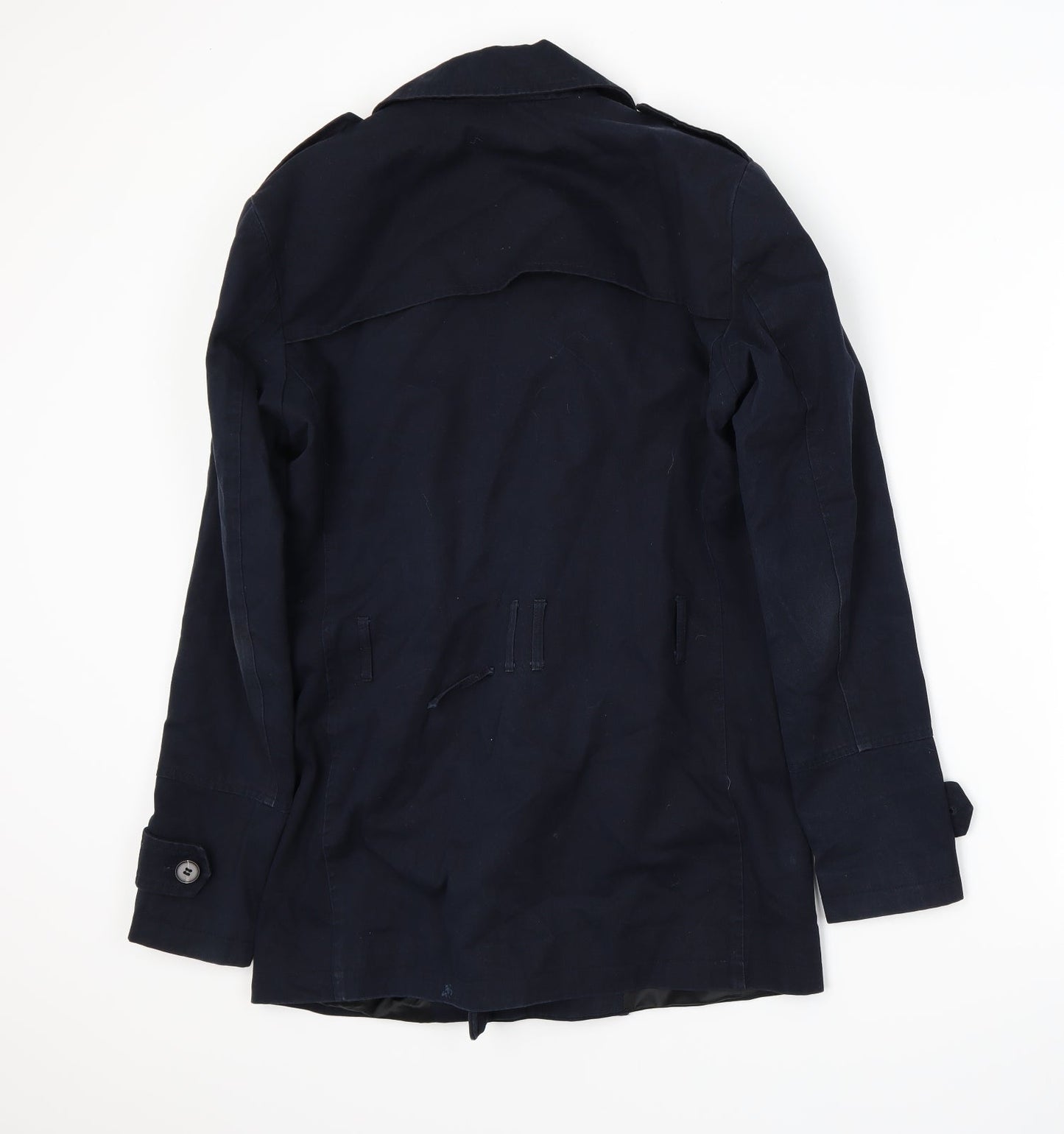 River Island Womens Blue   Overcoat Coat Size S