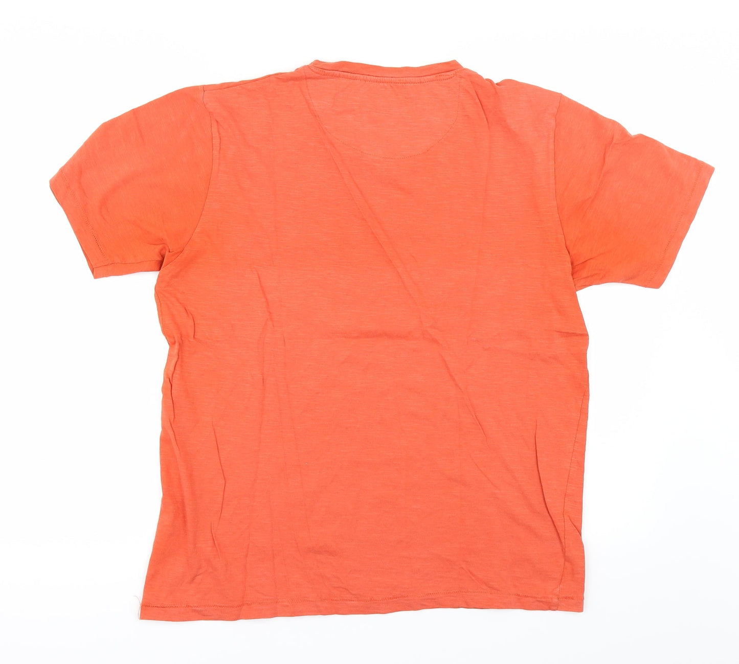 Bare Denim Mens Orange    T-Shirt Size L