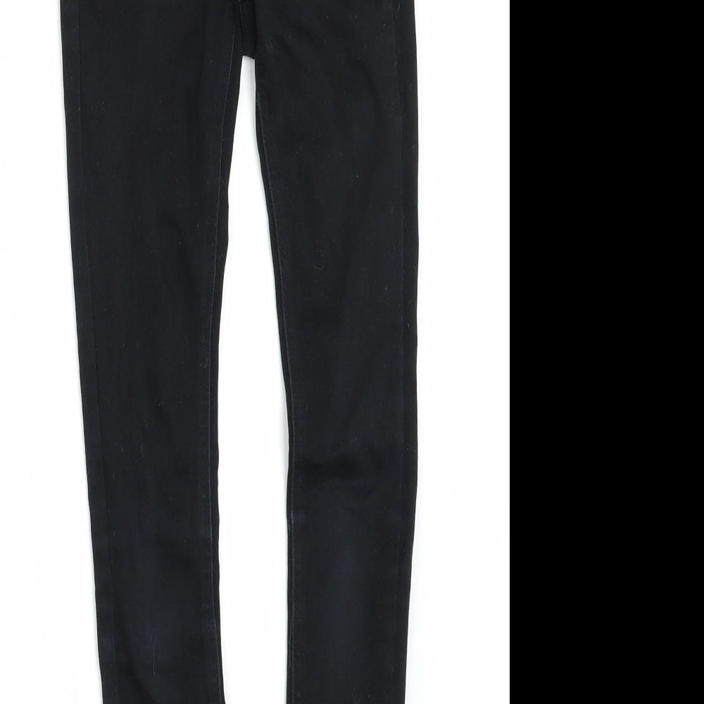 New Look Girls Black  Denim Skinny Jeans Size 9 Years