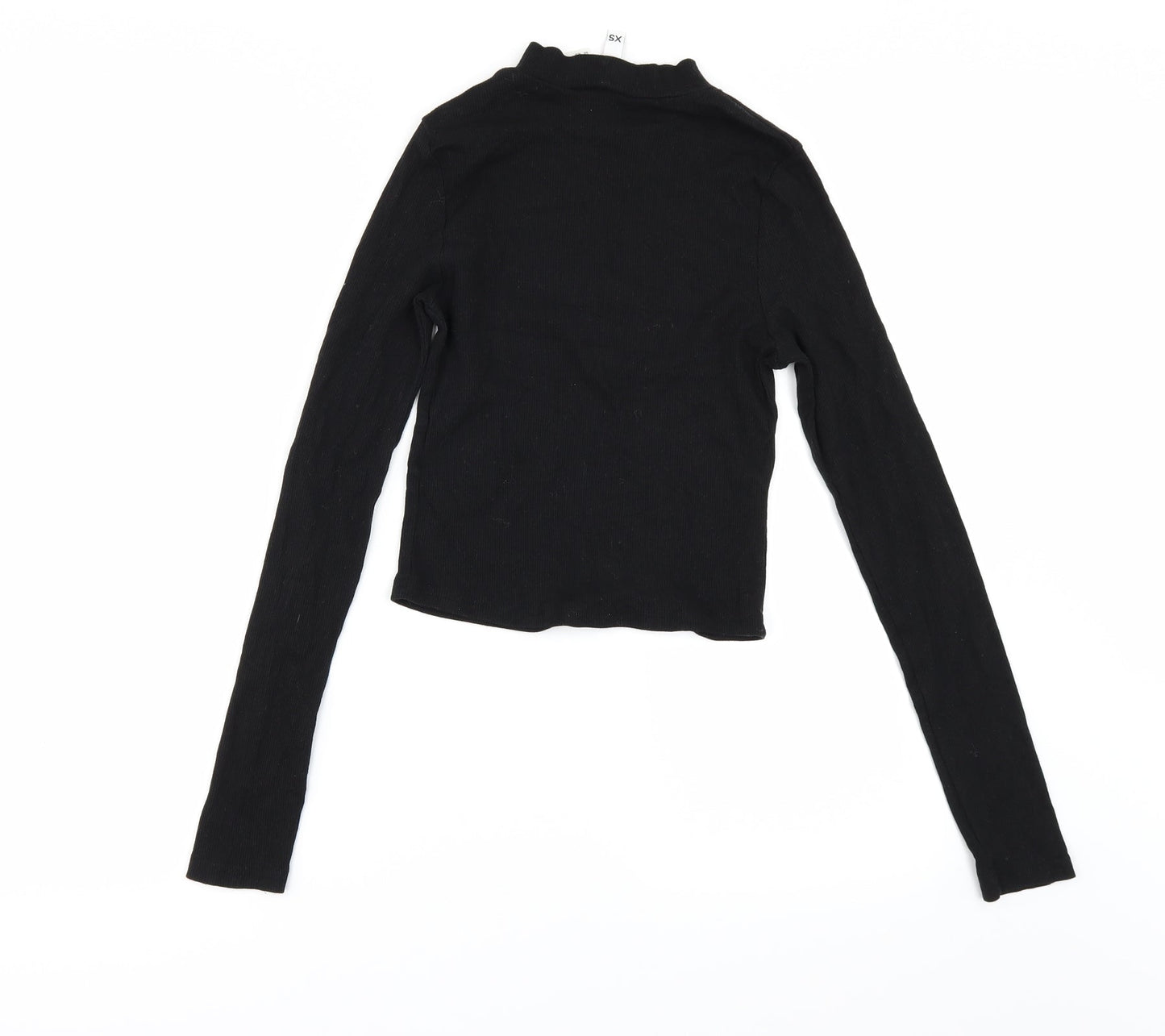 H&M Womens Black   Basic T-Shirt Size XS