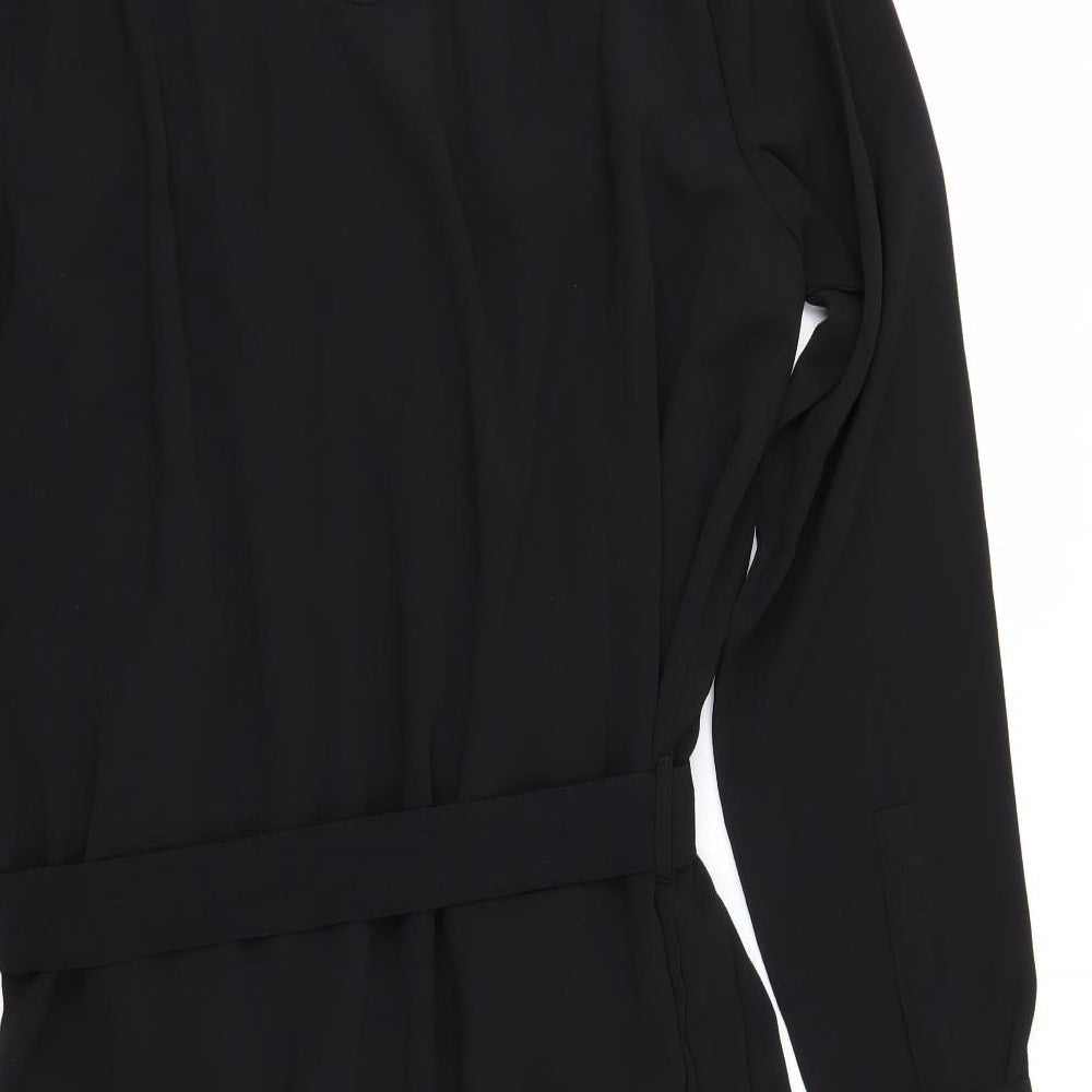 Jaqueline deYong Womens Black   Shirt Dress  Size 4