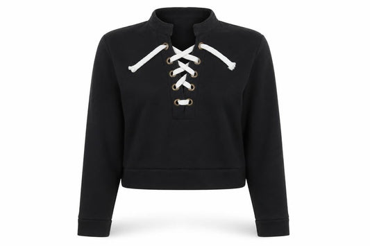 Beauty Angel Womens Black   Pullover Sweatshirt Size M