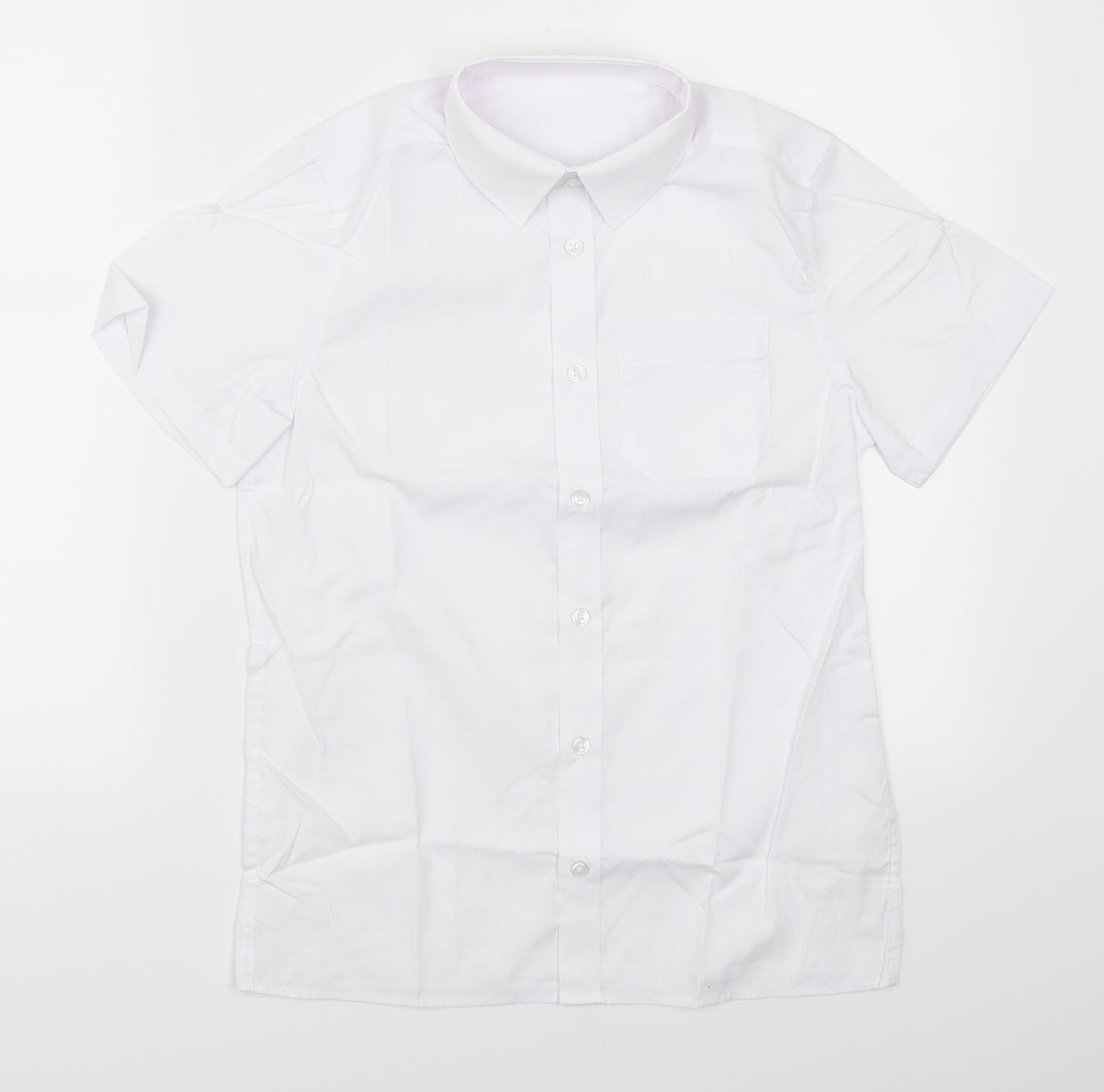 F&F Boys White   Basic Button-Up Size 10-11 Years