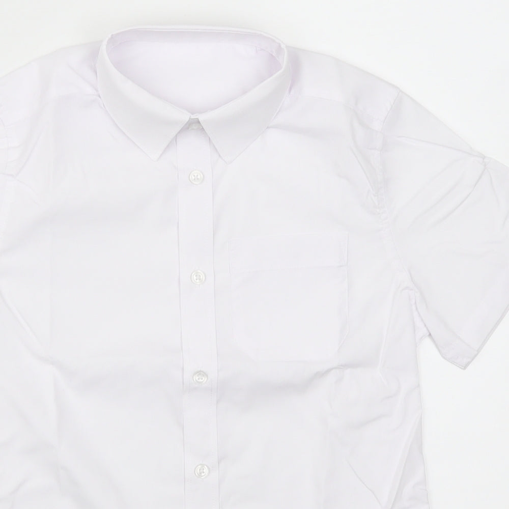 F&F Boys White   Basic Button-Up Size 10-11 Years