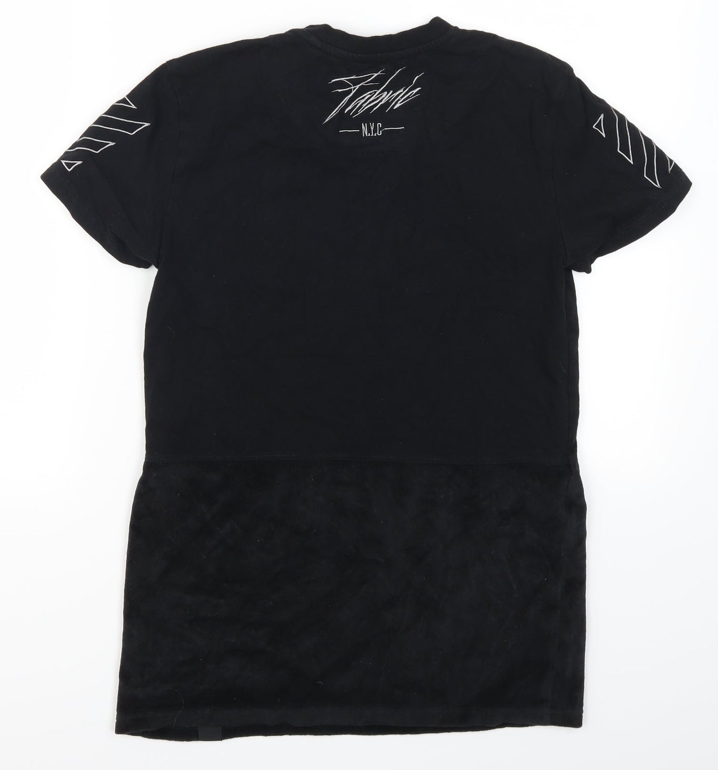 Fabric Womens Black   Basic T-Shirt Size XS  - Harlem District