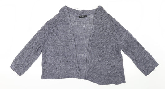 David Jones Womens Blue  Knit Cardigan Jumper Size L